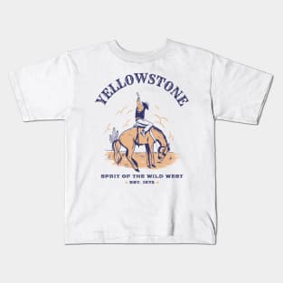 Yellowstone Spirit Of The Wildwest Kids T-Shirt